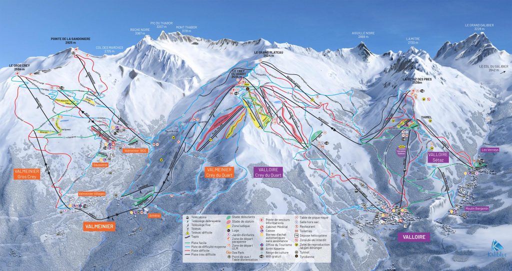 Mapa tras narciarskich