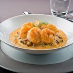 Menu podczas rejsu po Sekwanie.